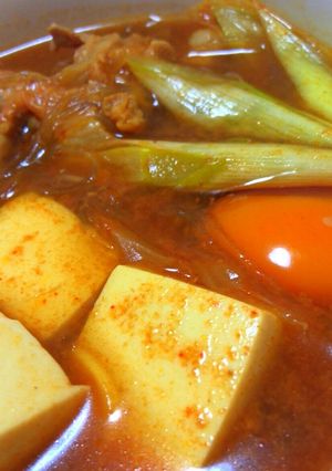 調味料2つ♬簡単濃厚スンドゥブ♥味噌チゲ-レシピのメイン写真