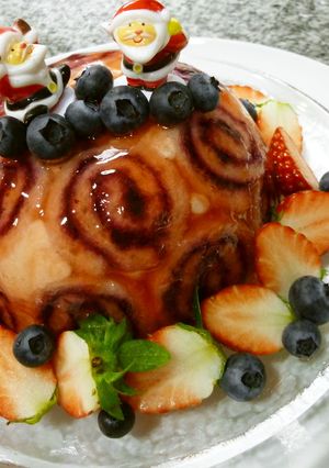 パンで簡単！可愛い☆クリスマスケーキ☆-レシピのメイン写真