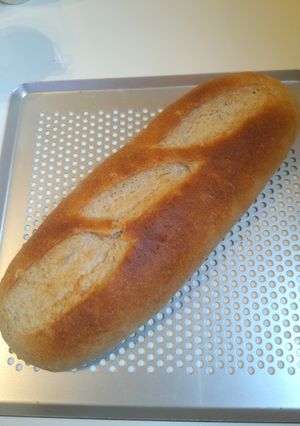 全粒粉を味わうフランスパン(ソフト)-レシピのメイン写真