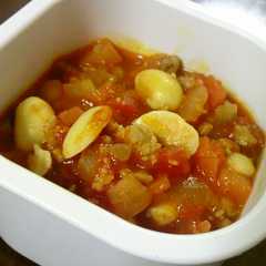 รูปของ 離乳食にも☆大豆のトマト煮