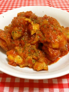 おもてなしにも♡鶏もも肉のトマト煮込み-レシピのメイン写真
