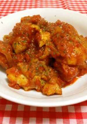 おもてなしにも♡鶏もも肉のトマト煮込み-レシピのメイン写真
