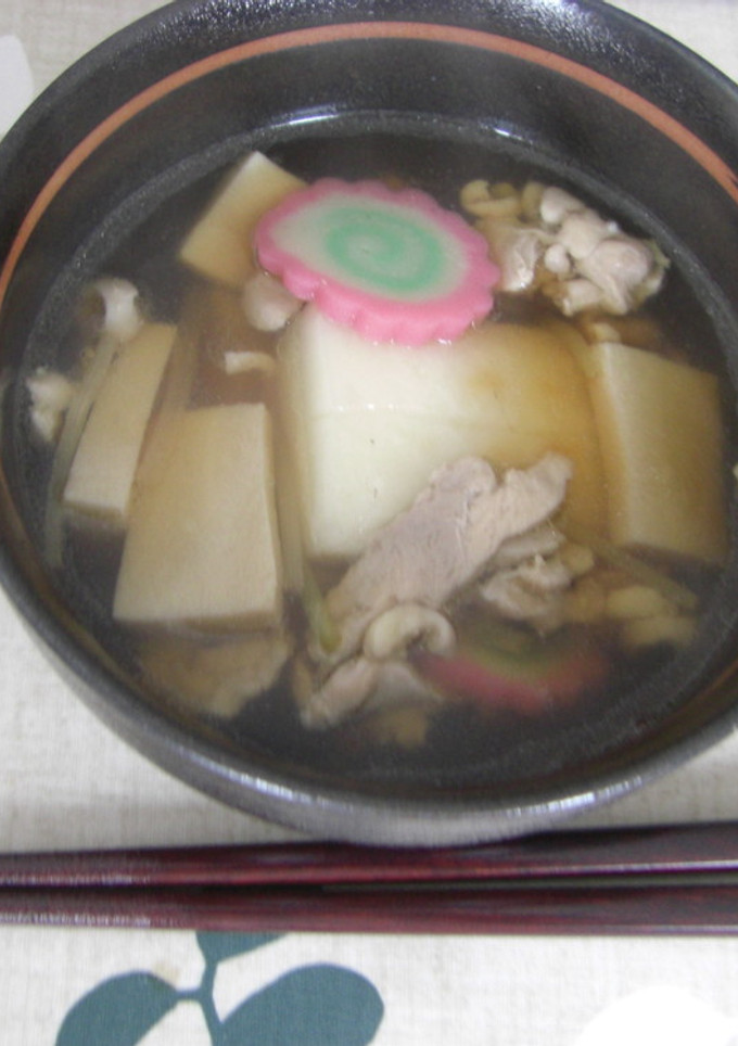 うちの実家の雑煮・みんと風-レシピのメイン写真