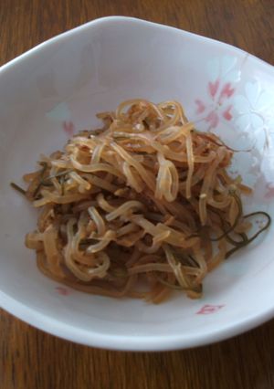 しらたきの松前風炒り煮-レシピのメイン写真
