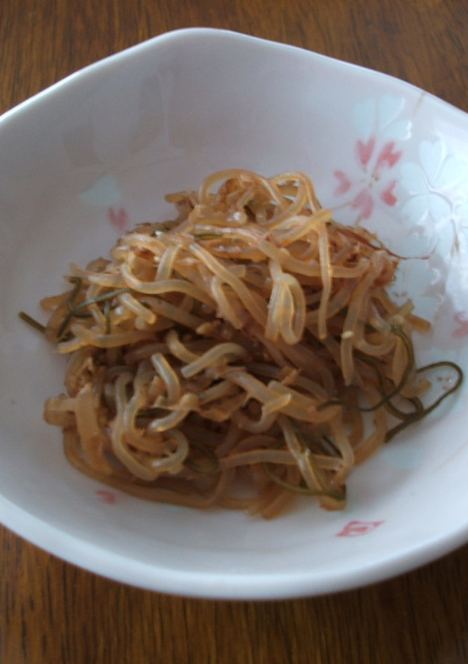しらたきの松前風炒り煮-レシピのメイン写真