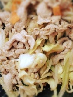 【時短】肉野菜炒め(甘口味噌)-レシピのメイン写真