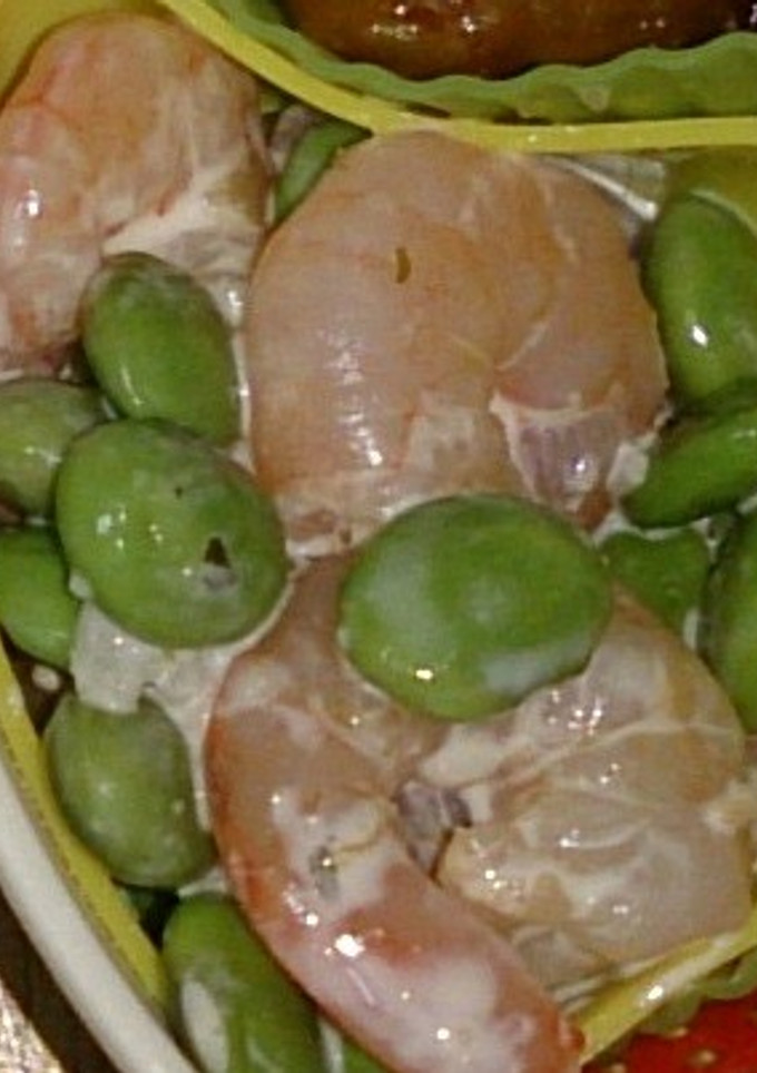 お弁当用☆冷凍えびと枝豆のタルソー和え-レシピのメイン写真