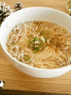 しらす大量消費!にゅうめん生薑風味-レシピのメイン写真
