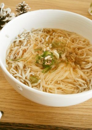 しらす大量消費!にゅうめん生薑風味-レシピのメイン写真
