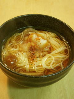 なめこのにゅうめん-レシピのメイン写真