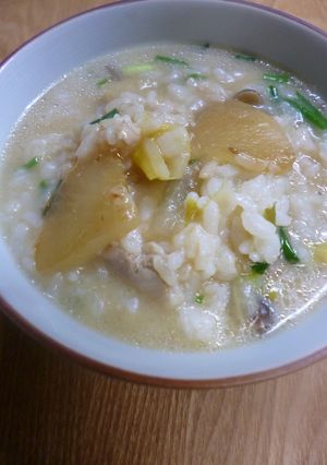 豚汁リメイク・ぞうすい-レシピのメイン写真