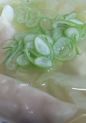 簡単！すぐできる水餃子スープ-レシピのメイン写真