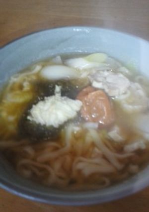 マルちゃん正麺であっさり梅とろろうどん-レシピのメイン写真