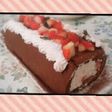 簡単豪華!いちごココアロール