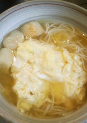 あったかいそうめんのつゆ　お吸い物-レシピのメイン写真