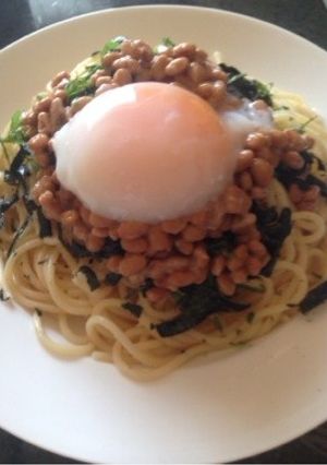 だれでもできる納豆パスタ○味付け簡単-レシピのメイン写真