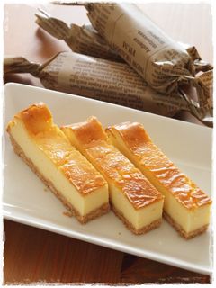 *オレンジ風味のベイクドチーズケーキ*-レシピのメイン写真