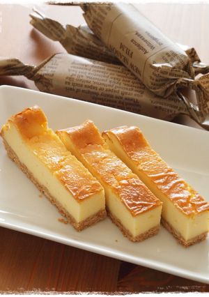 *オレンジ風味のベイクドチーズケーキ*-レシピのメイン写真