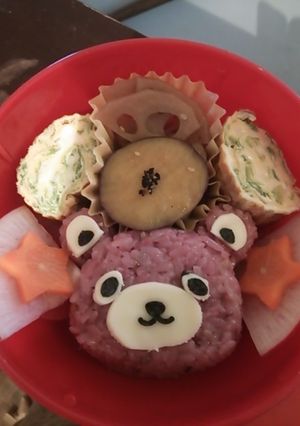 くま弁当-レシピのメイン写真