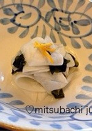 5分で簡単♡かぶとわかめの酢の物-レシピのメイン写真