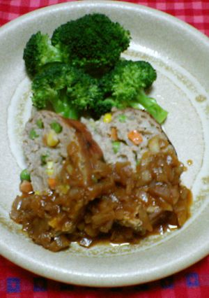 豆腐のふんわりミートローフ-レシピのメイン写真