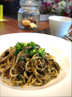 ☆海苔の佃煮和風クリームパスタ☆-レシピのメイン写真