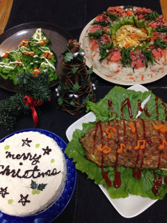あるもので☆Xmas☆ミートローフ-レシピのメイン写真