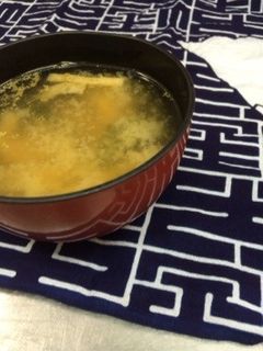 山椒の味噌汁-レシピのメイン写真