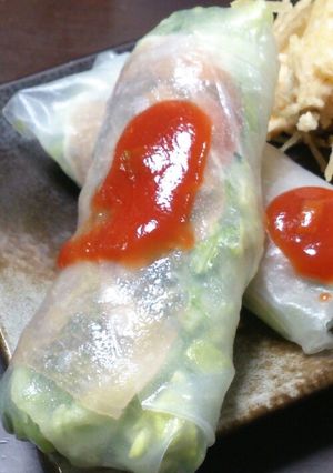 生春巻きサラダ-レシピのメイン写真