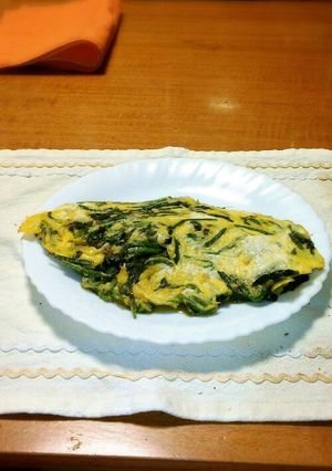 ほうれん草のアンチョビたまごとじ-レシピのメイン写真