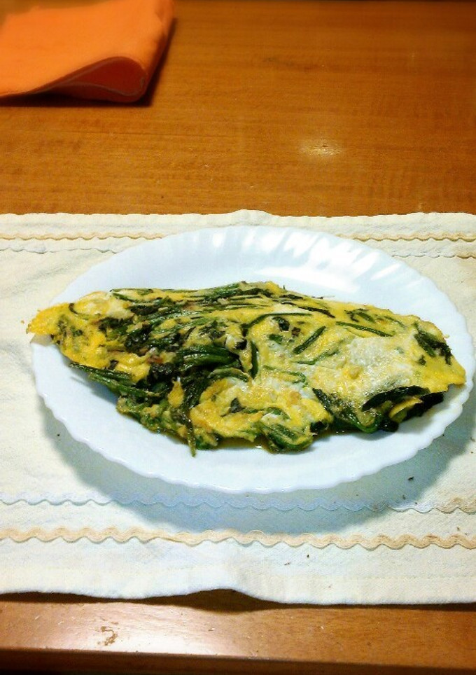 ほうれん草のアンチョビたまごとじ-レシピのメイン写真