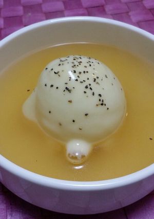 ☆簡単チーズドームなオニオンスープ★-レシピのメイン写真