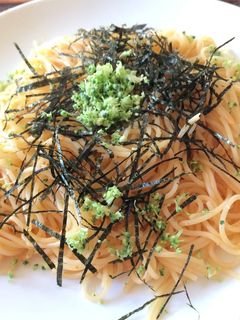 ウニ醤油パスタ-レシピのメイン写真