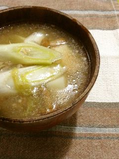 野菜となめこのあったか汁-レシピのメイン写真