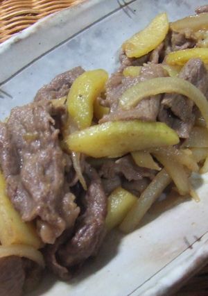牛肉とじゃがいものバターしょうゆ炒め-レシピのメイン写真