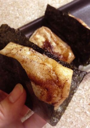 北海道の味？　焦がしバター醤油餅-レシピのメイン写真
