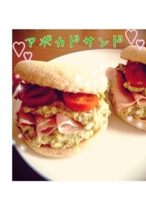 アボカドサンド♡遠足やピクニックにも♡-レシピのメイン写真