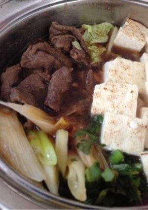 簡単❤20分ですき焼き✨白菜春菊✨-レシピのメイン写真