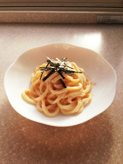 冷凍うどんで!たらこパスタ風うどん♡-レシピのメイン写真