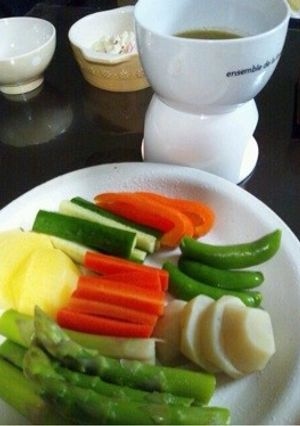 バーニャカウダー-レシピのメイン写真