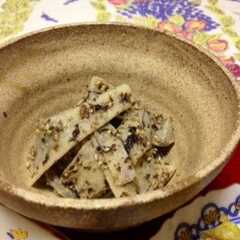 รูปของ かんぴょうの海苔胡麻和え