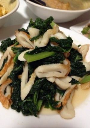 かつお菜の炒めもの-レシピのメイン写真