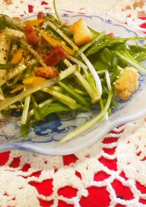 大嫌いな水菜が旨すぎるサラダ Part2-レシピのメイン写真