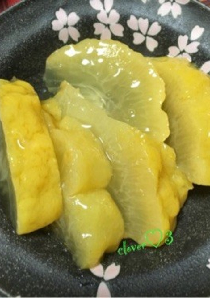 まるごと食べれる鬼柚子の甘煮-レシピのメイン写真