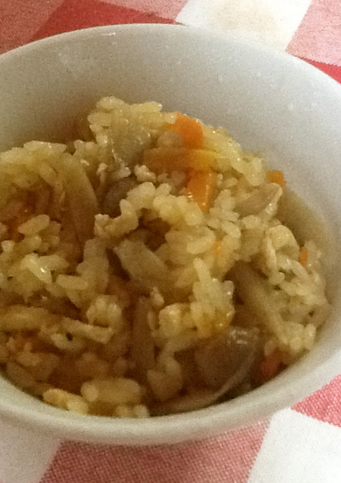 しめじと鶏ごぼうの炊き込みご飯-レシピのメイン写真
