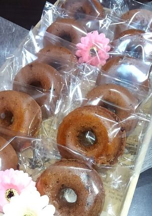 チョコ焼きドーナツ-レシピのメイン写真