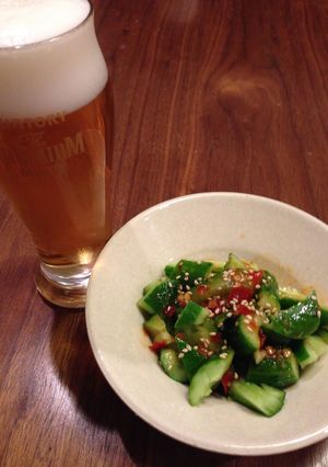 ビールに◎ ピリ辛＆すっぱい中華風サラダ-レシピのメイン写真