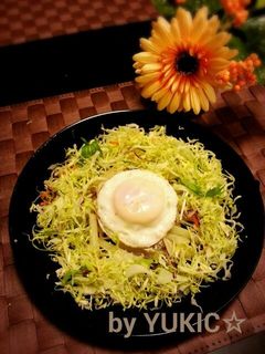 ☆目玉焼きの巣ごもりサラダ☆-レシピのメイン写真