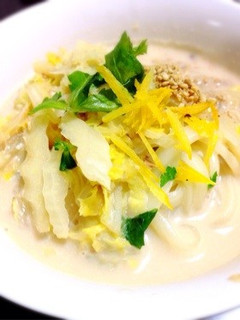 白菜と豆乳であったか〜いうどん-レシピのメイン写真