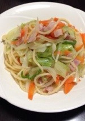 レタスのペペロンチーノ-レシピのメイン写真